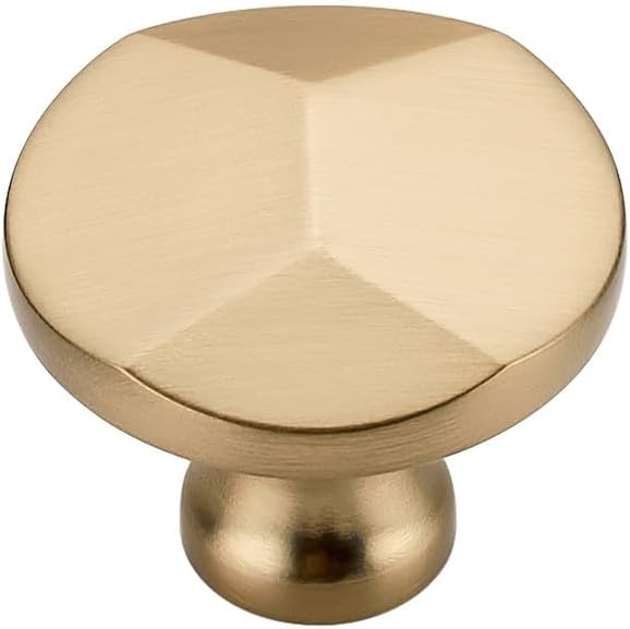 Ravinte 25 Pack Matte Black Round Cabinet Hardware Knobs,Solid Zinc Alloy Single Hole Drawer Pulls Dresser Knobs for Kitchen,Bathroom Furniture