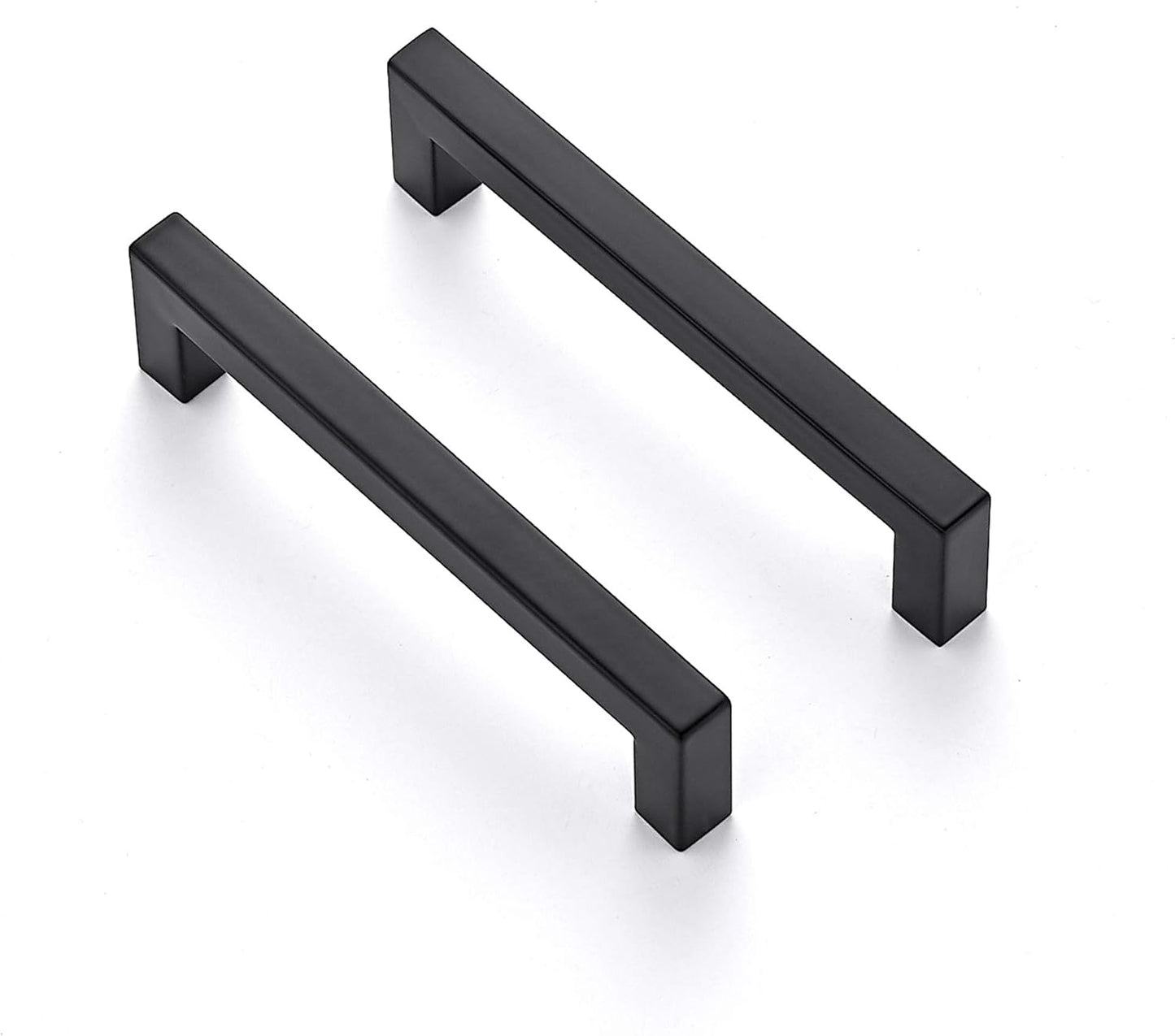 Ravinte 30 Pack 5 Inch Kitchen Square Cabinet Handles Matte Black Pulls Drawer Hardware for Cabinets Cupboard
