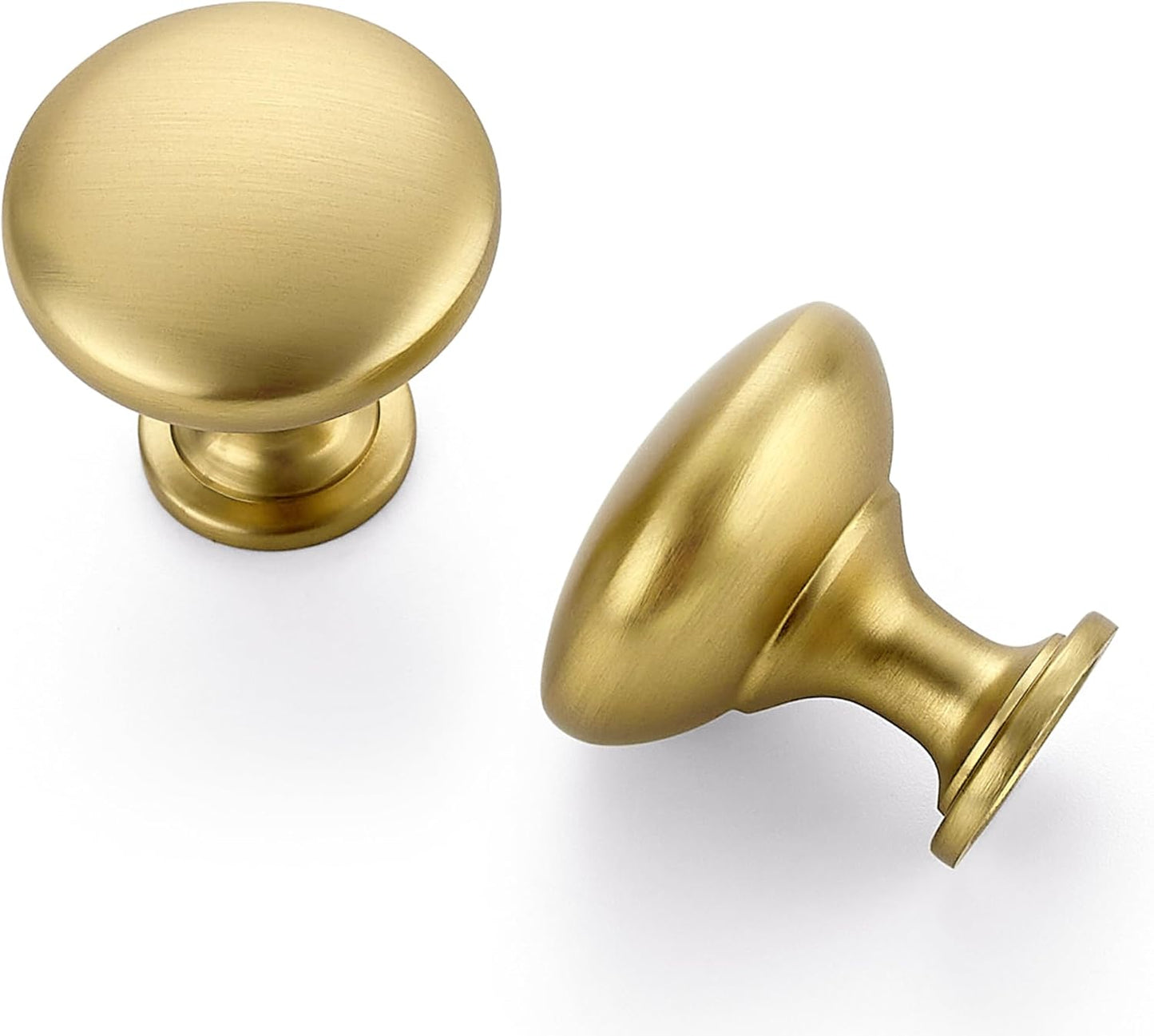 Ravinte 30 Pack Brushed Nickel Round Zinc Cabinet Knobs for Kitchen Bathroom Closet Dresser Cabinets