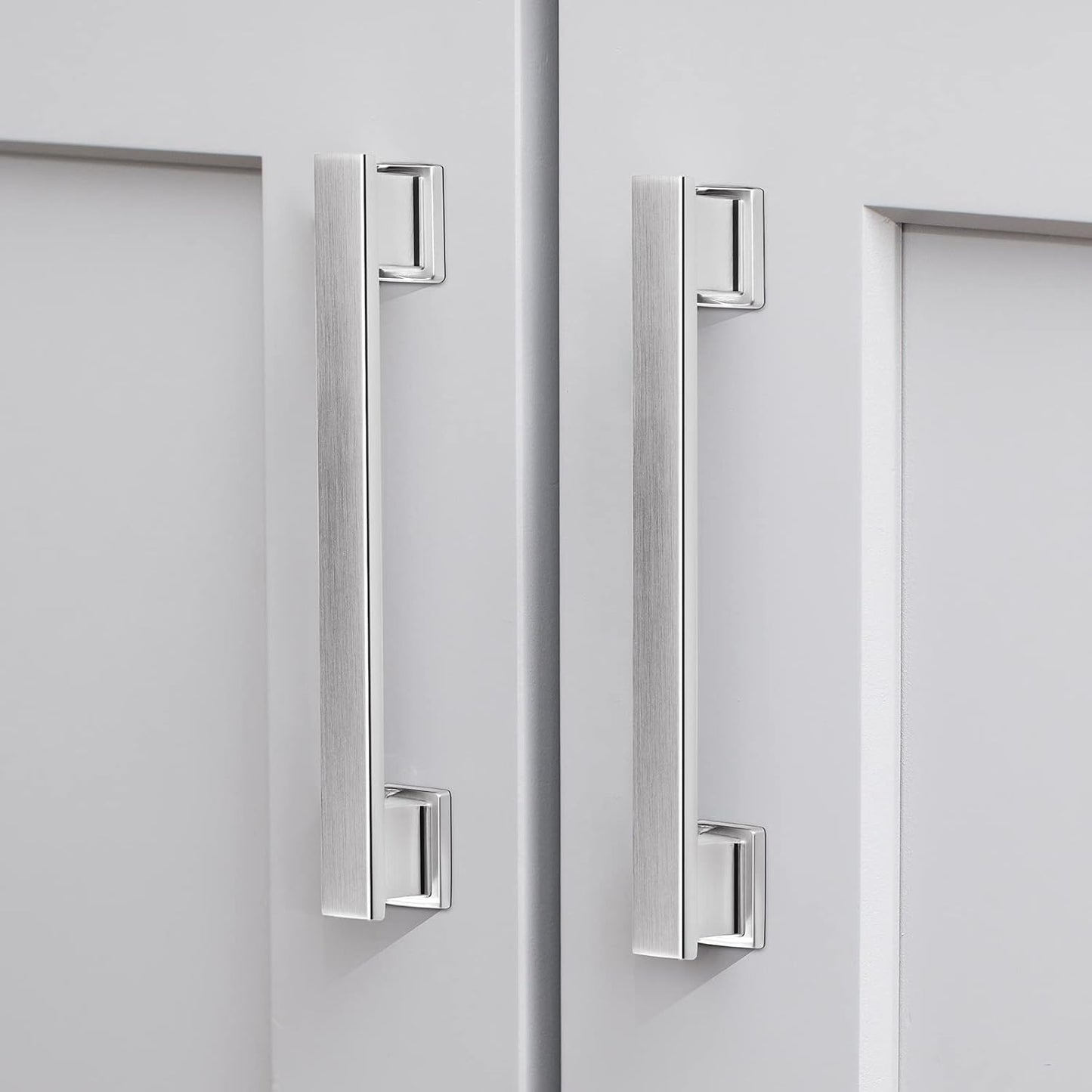 20 Pack Matte Black Kitchen Cabinet Knobs Black Drawer Dresser Knobs Cabinet Handles for Cupboard Closet Bathroom Kitchen Cabinet Hardware,Solid Zinc Alloy