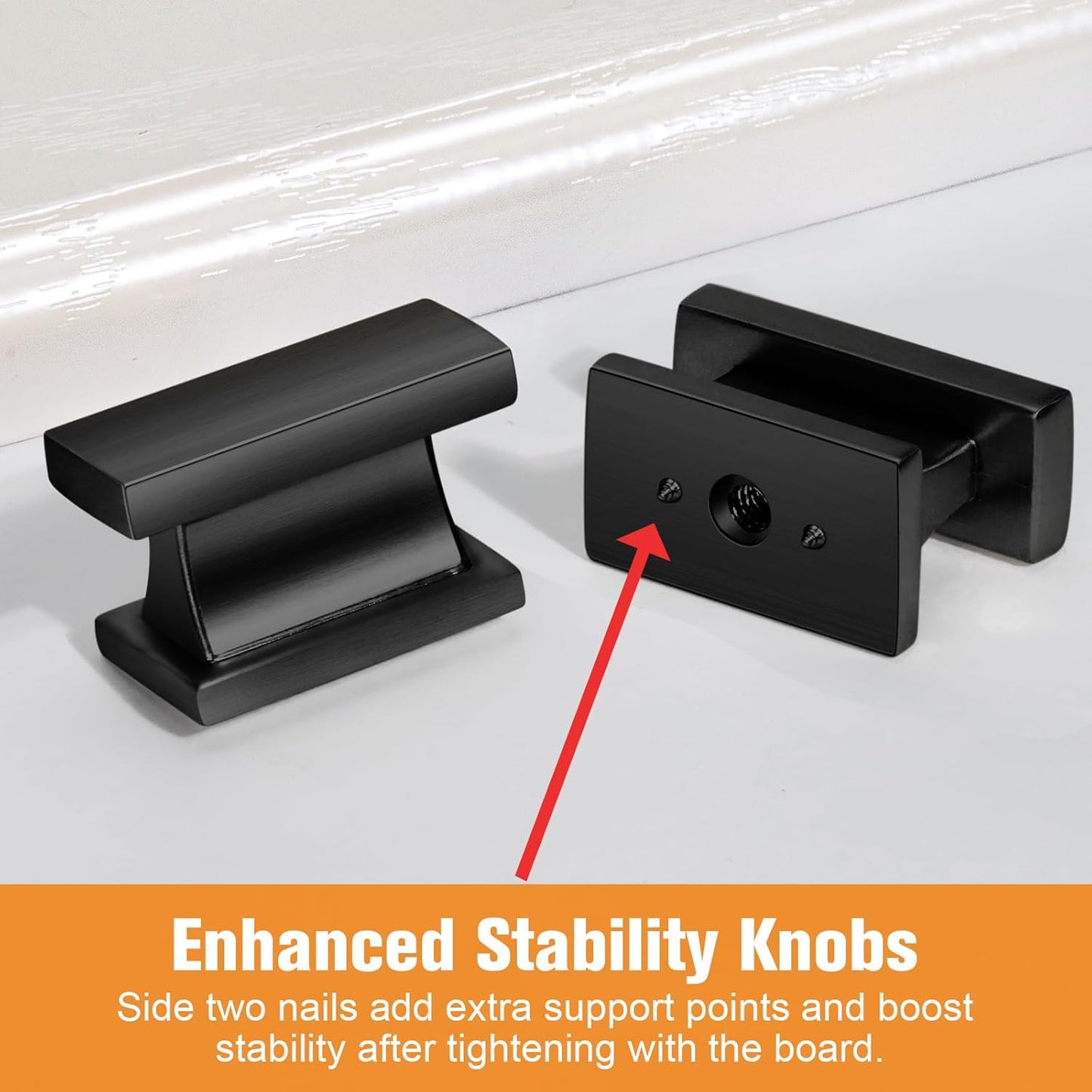 20 Pack Matte Black Kitchen Cabinet Knobs Black Drawer Dresser Knobs Cabinet Handles for Cupboard Closet Bathroom Kitchen Cabinet Hardware,Solid Zinc Alloy