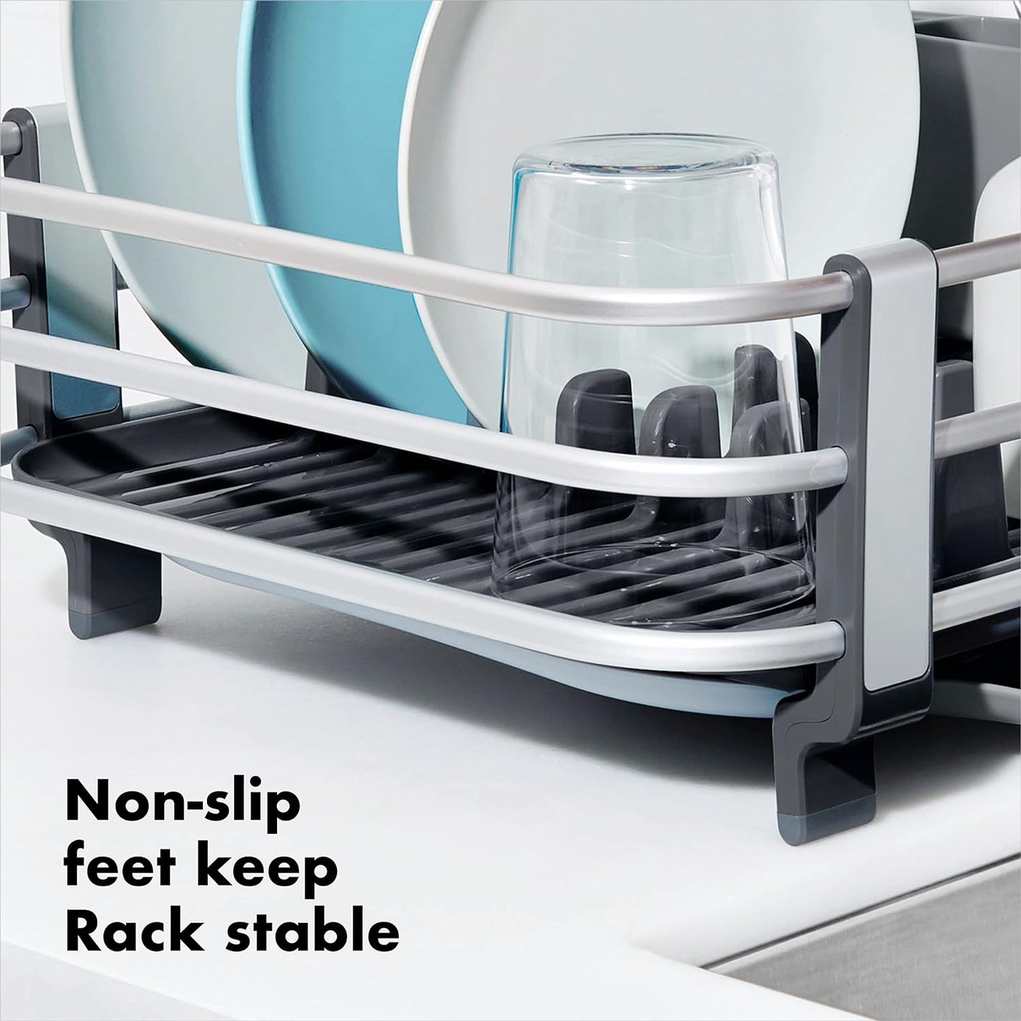 OXO Good Grips Rustproof Aluminum Dish Rack