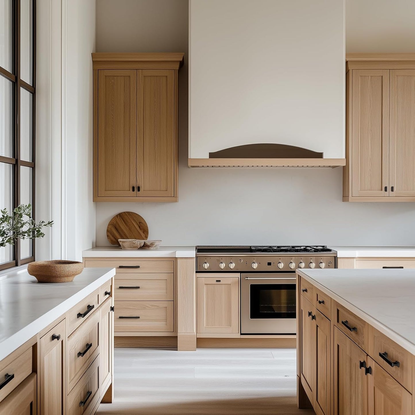 20 Pack Matte Black Kitchen Cabinet Knobs Black Drawer Dresser Knobs Cabinet Handles for Cupboard Closet Bathroom Kitchen Cabinet Hardware,Solid Zinc Alloy